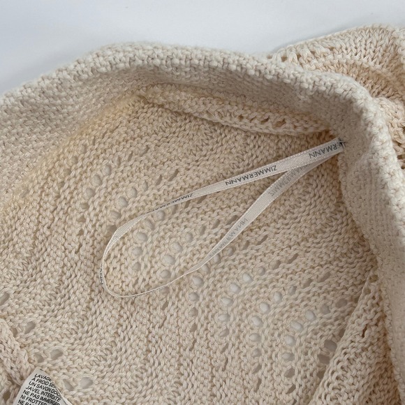 Zimmermann Junie Knit Shorts Cotton Scalloped Hem - Picture 6 of 8